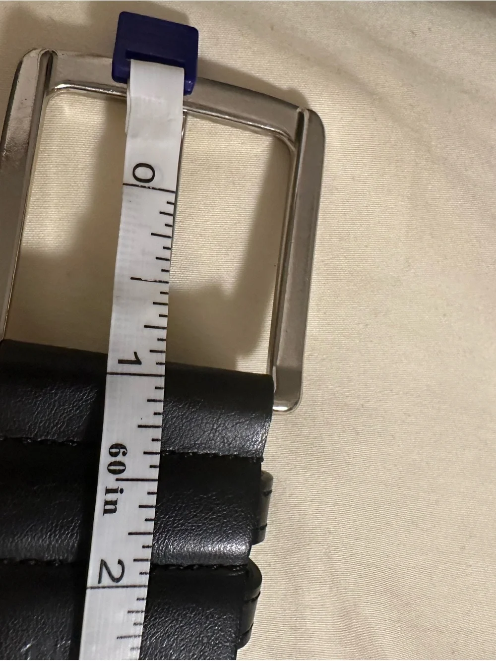 Dockers Black Braided Stretch Belt Silver Buckle Size L(38-40)